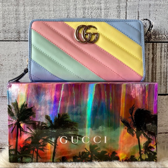 gucci pastel wallet